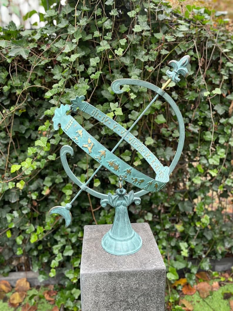 Garden Armillary Sundial Nautical Maritime Astrolabe Garden Decor