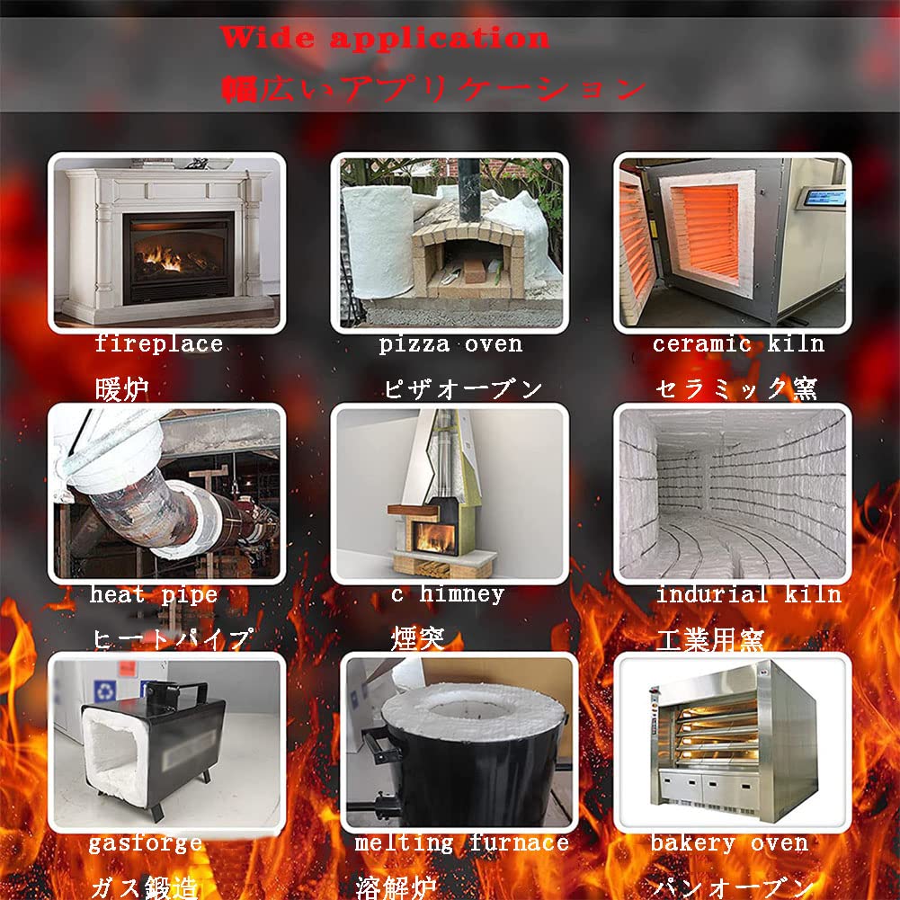 Coperta isolante in fibra ceramica ad alta temperatura con foglio di alluminio monofacciale(1000mmx610mmx5mm)