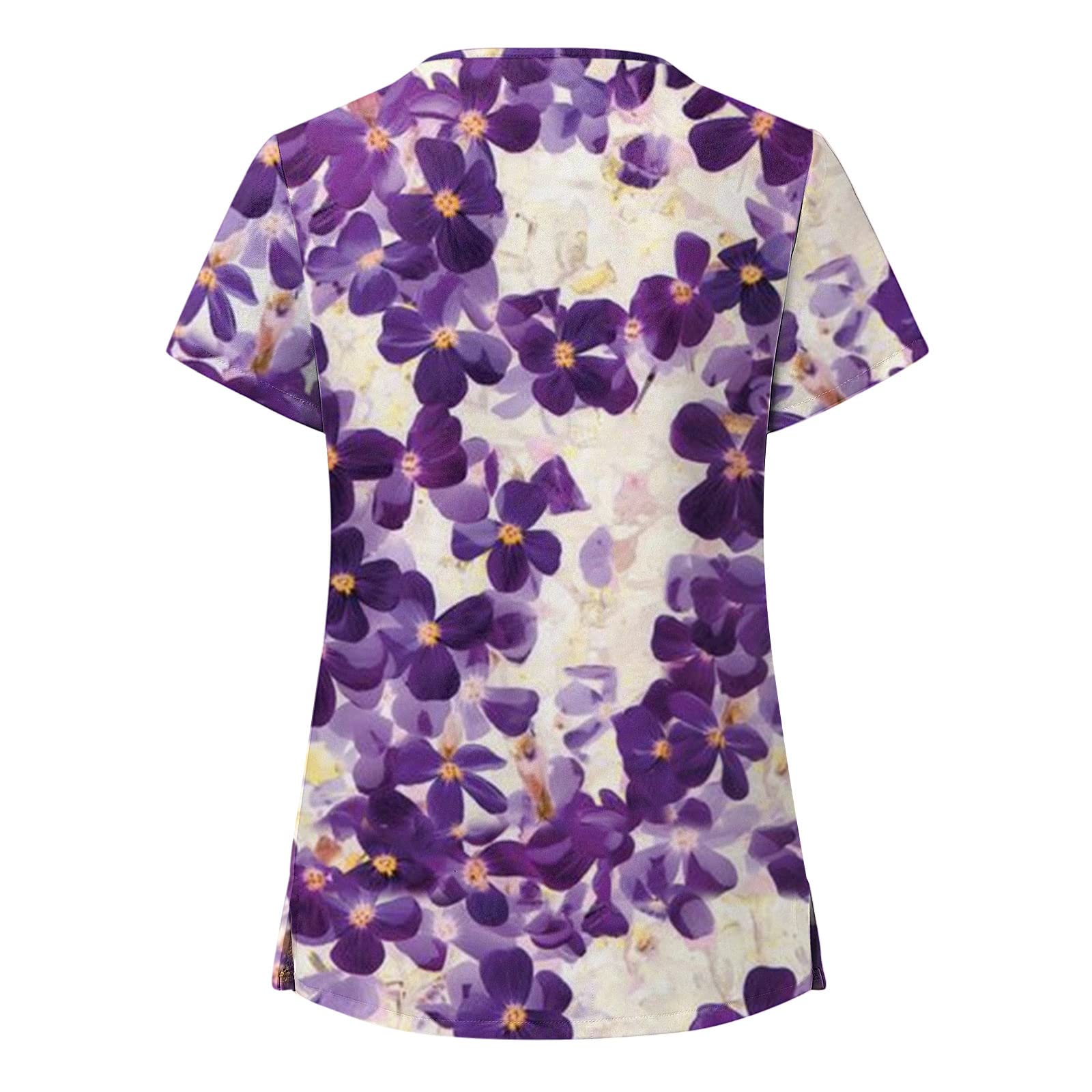 Fulidngzg Uniforme Estetica Mujer, Uniforme Limpieza Veterinaria Médico Unisex Uniforme Estetica Estética Uniforme Enfermera Cocinero Uniformes Sanitarios Dentista Ropa Trabajo Casaca Sanitaria Elástico