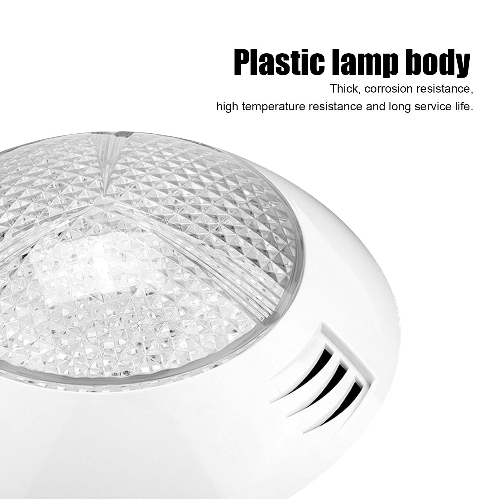 Fafeicy IP68 Impermeable Luz de Pared Subacuática, 12V CA 25W (18W)