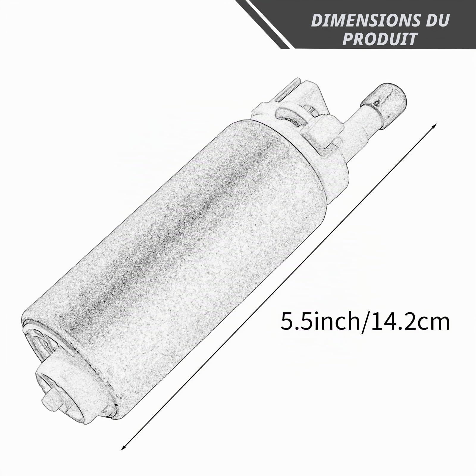 MGF WFX100670 Pompe à carburant de rechange pour Vauxhall Frontera 2.0i 2.4i 1991 1992 1993 1994 1995, remplace WFX100670z AC 25165280 ITP304