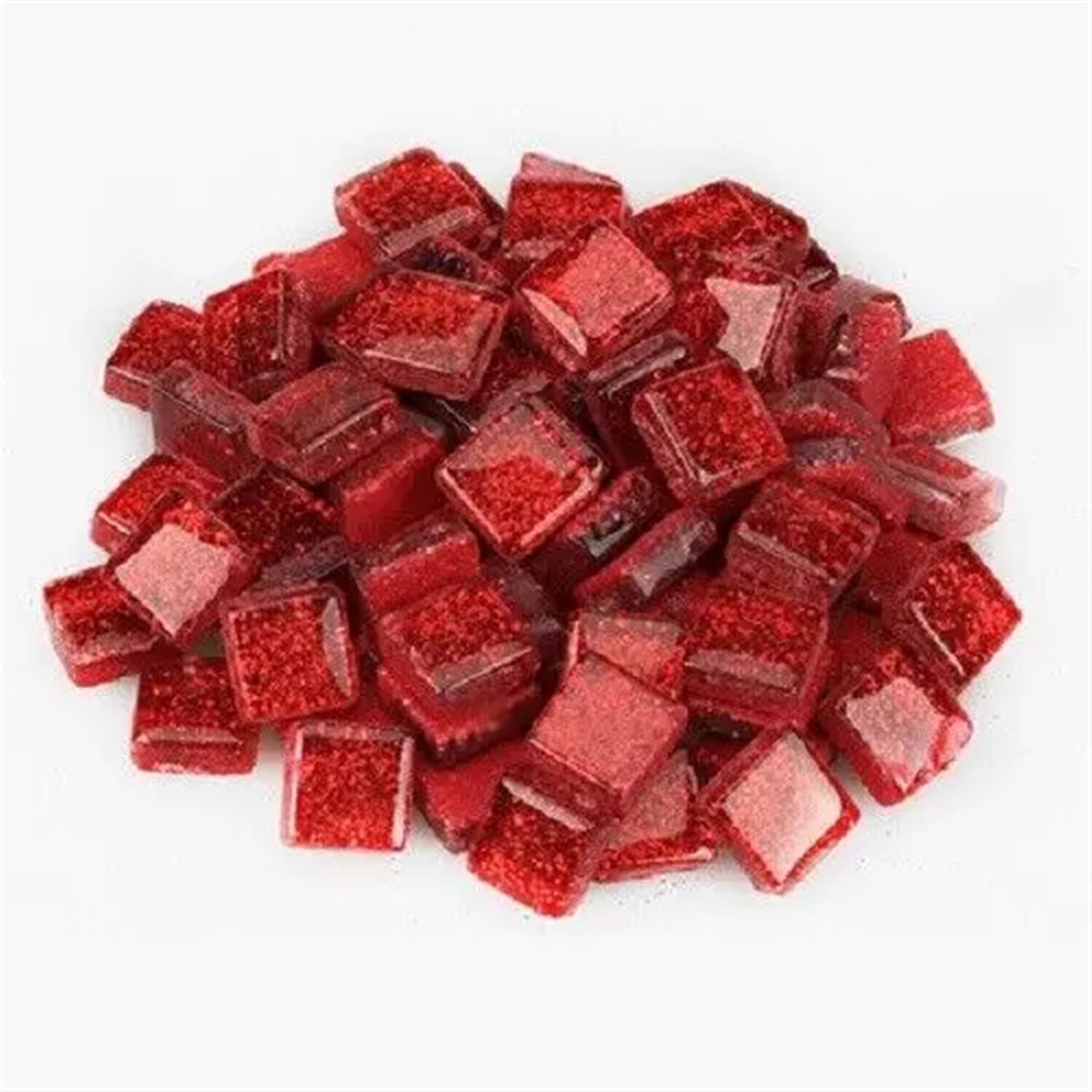 Mosaic Making Supplies 100g Glitter Glass Mosaic Tiles Crafting Pieces Art Hobbies Assorted for Craft arte(Color1)