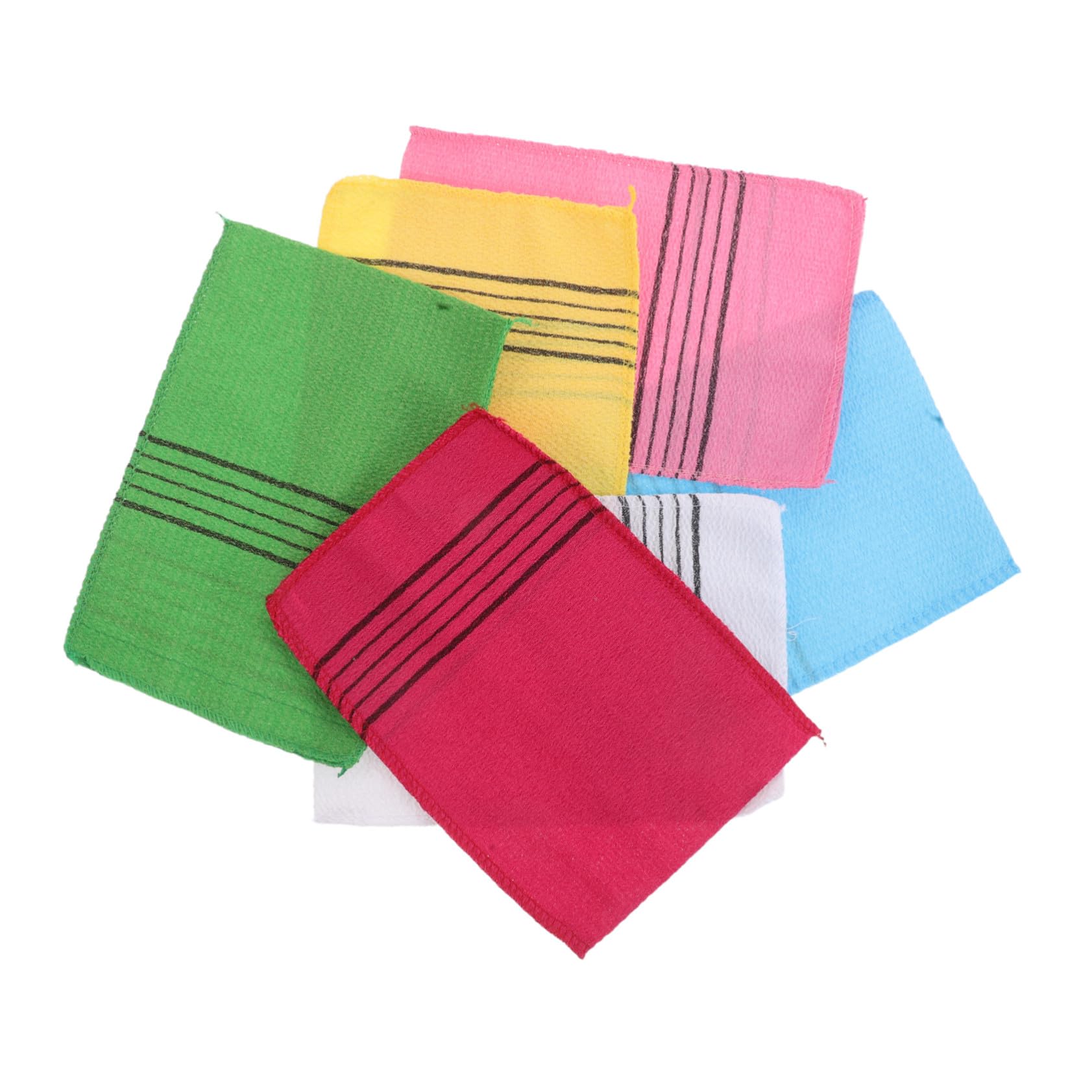 Toallas exfoliantes corporales para ducha y spa | Pack de 12 unidades resistentes
