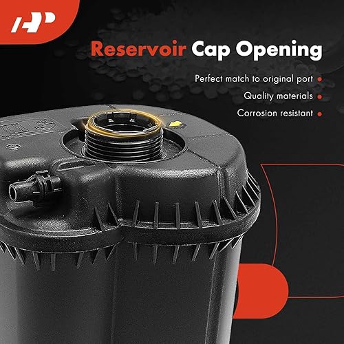 Miniatura 6 de A-Premium Tanque de depósito de recuperación de desbordamiento de refrigerante del motor compatible con BMW X5 2007-2019, X6 2008-2019, E70 F15 F16