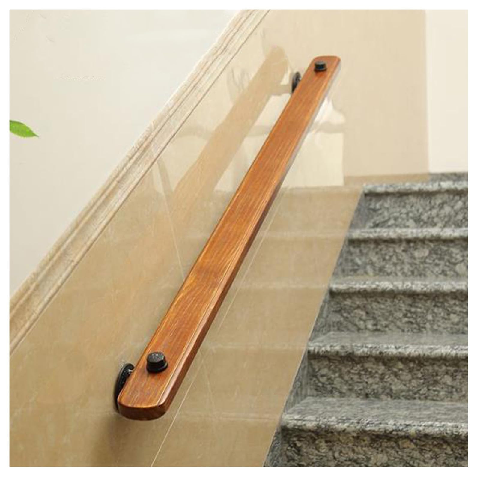 Corrimano in Legno Antiscivolo ringhiera per Scale a Parete per Interni soppalco corridoio ringhiere per Scale Antiscivolo Asta di Supporto, per corridoio Interno Asilo Nido Villa soppalco,