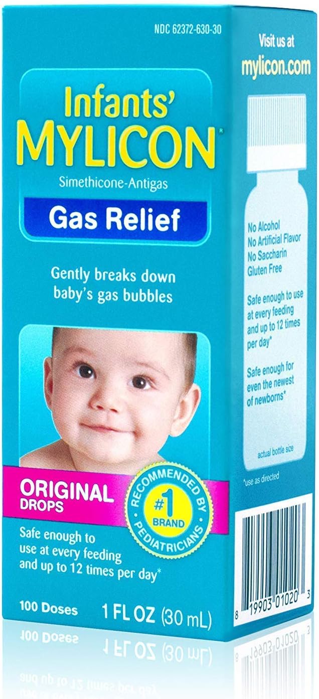 Mylicon Infants' Gas Relief Original Drops - 1 oz, Pack of 3