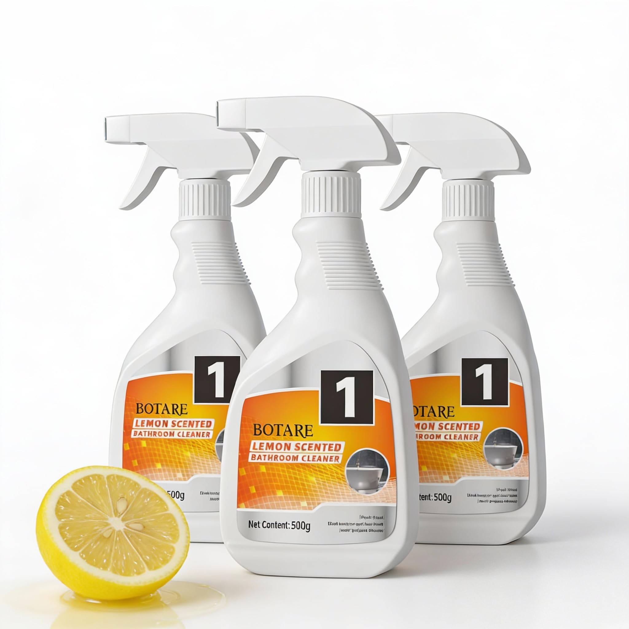 Bathroom Shower Cleaner Daily Household Powerful Cleaner 17 61oz 3 Pack Bubbles Spray for Tile Bathtub Glass Wall
