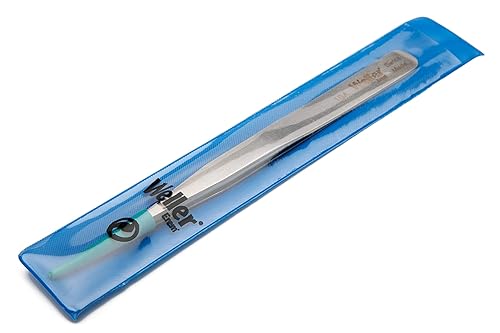 Miniatura 6 de Erem Weller Erem - Pinzas magnéticas de acero inoxidable 1SA de punta fina recta, longitud total de 4.75 pulgadas