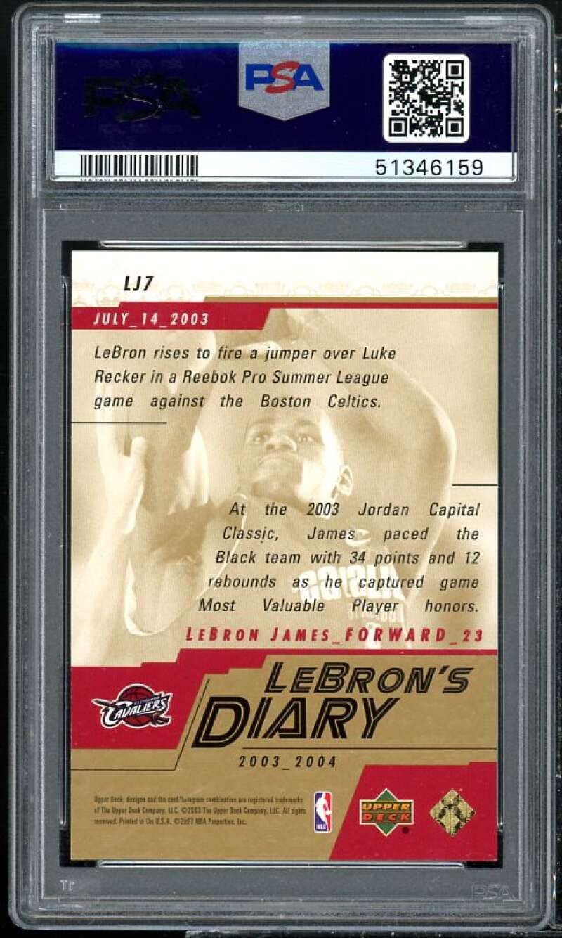 Amazon.com: 2003-04 Upper Deck #LJ7 Lebron James Diary ROOKIE RC