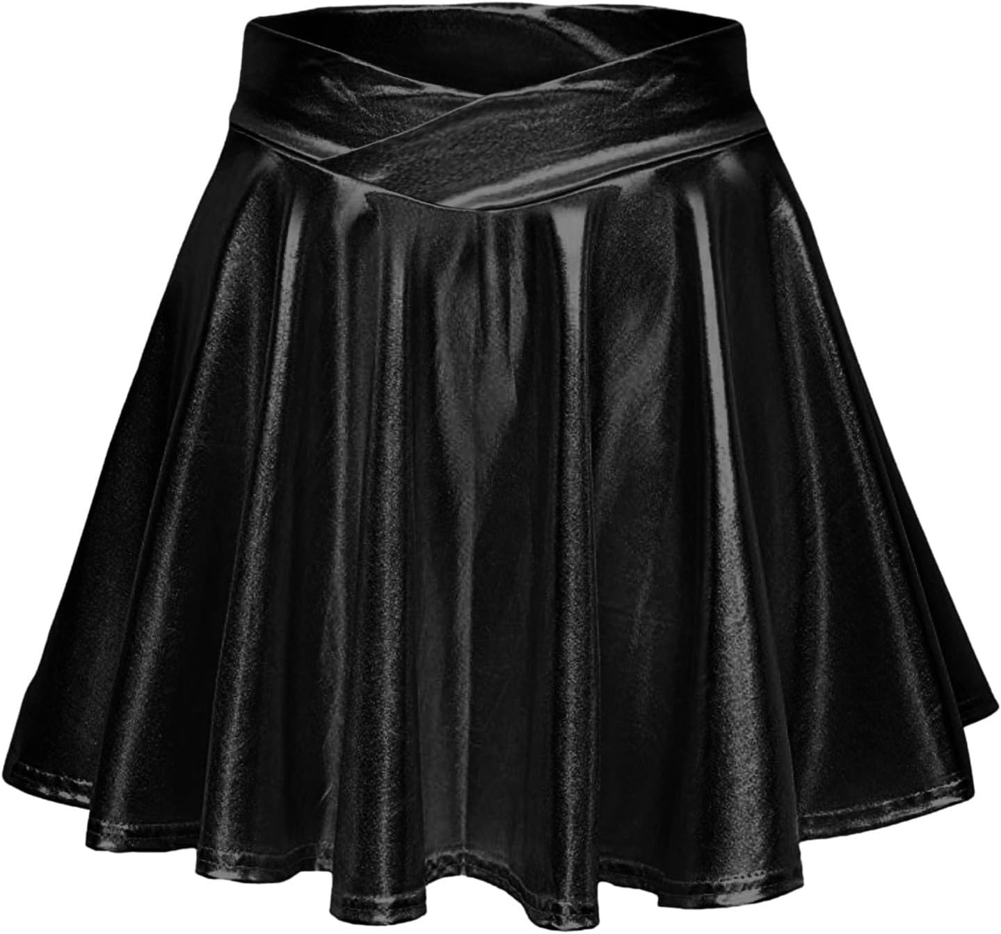Audrey | Satijnen Look Lange Rok met Hoge Taille - Elegant & Glanzend