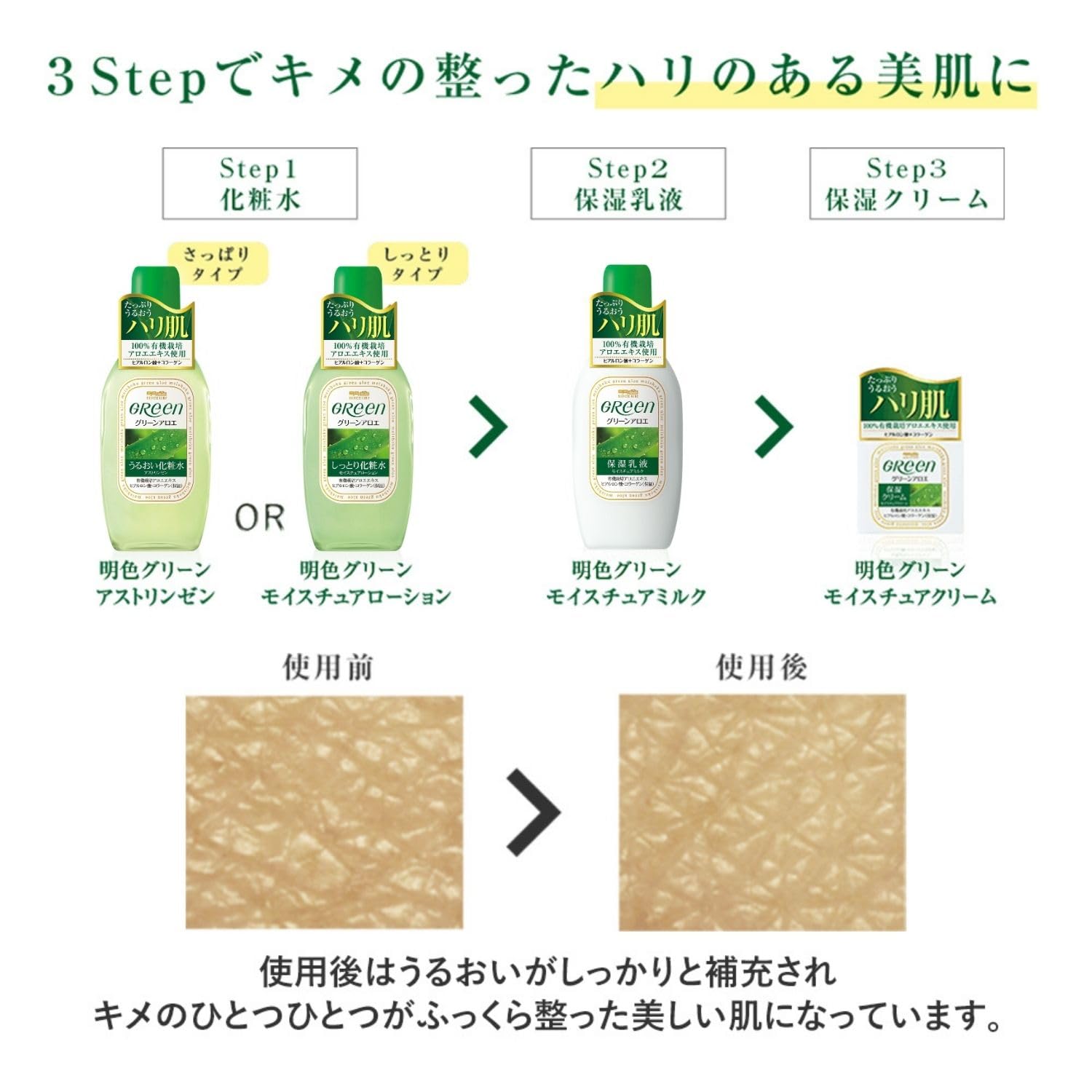 Amazon | 明色グリーン モイスチュアミルク 165ml（日本製