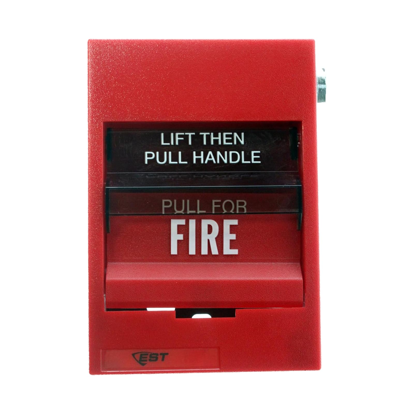 EST Edwards SIGA-278 Intelligent Double Action One Stage Pull Station, Red