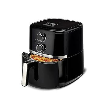 Crompton NourisPro 4.5 Ltr Air Fryer with Quick Fry Technology | 1500 Watts Super Helix Heating element |