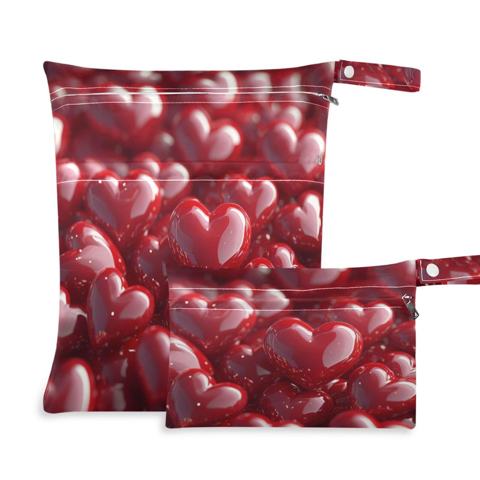 Msyxl 2pcs Wet Dry Bag for Baby Cloth Diapers, Waterproof Reusable Mjayodi3mdmwawvhc21zmgvvsm1y Wet Bag with Two Zippered Pockets Washable Pool Gym Travel Bag for Clothes