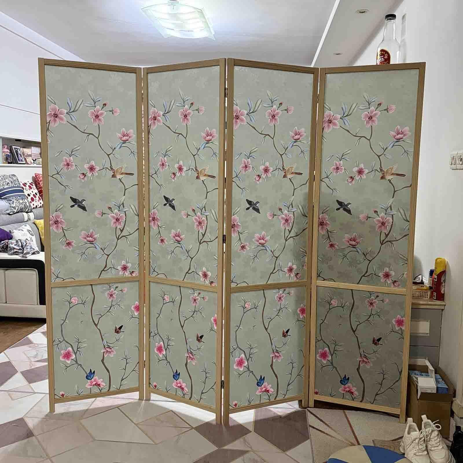 Cloison de séparation d'espace contre le vis-à-vis pour délimiter une chambre dans un studio
