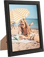 Vista 60 de Marco de Madera Marrón de 16 x 20 Pulgadas, Marco de Madera de 20 x 16 Pulgadas con Grano de Madera Natural Rústico, Marco de Pared Moderno Marrón