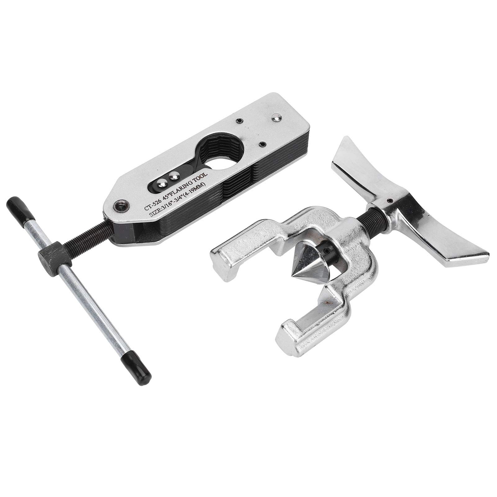 Juego de herramientas de abocardado, tubo, kit de herramientas de abocardado excéntrico, tubo de cobre con ángulo de 45 grados, suministros industriales para abocardar, fontanería de 4-19 mm