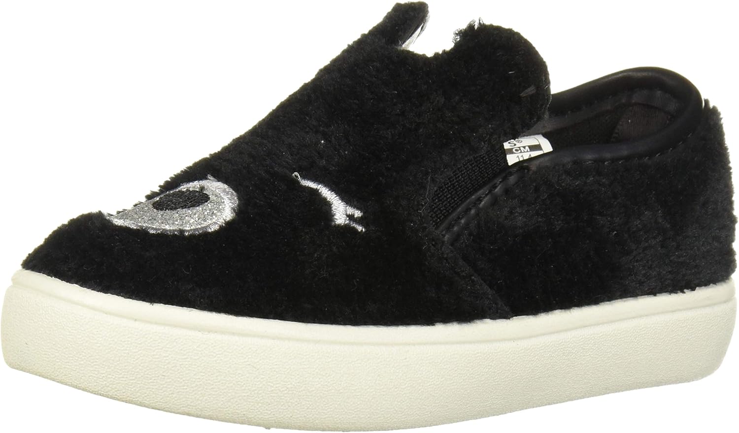 Carter's Girl's Carina Slip-On Shoe, Black, 8 Toddler