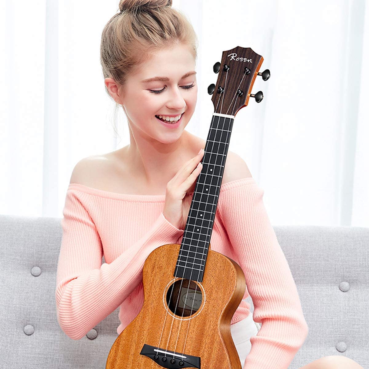 DEVICE OF URBAN INFOTECH Ukulele Strings Nylon Replacement Strings for Soprano, Concert, Tenor Ukulele (5 Sets, 10 Felt Picks) - Image 5 thumbnail