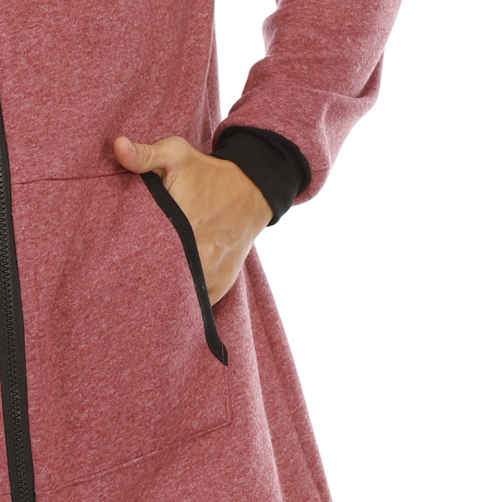 Pigiama Uomo Intero con Cappuccio Caldo Flanella | Pigiama Uomo Intero con Cappuccio, Tessuto Caldo e Soffice, Perfetto per Giornate Fredde