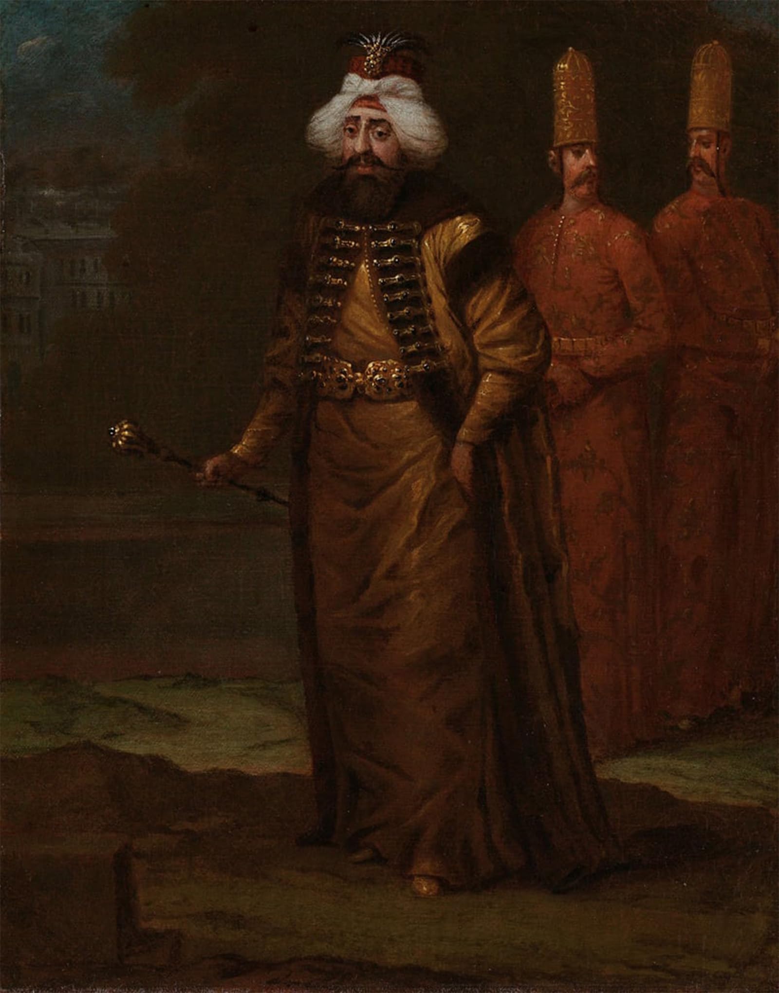 POSTERIIk Famous Print Pop Art Wall Art Graffiti Sultan Ahmed Iii by Jean Baptiste Vanmour Art Prints for Home Decor 60x90cm