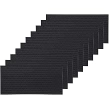 POLLIBEE Beehive Foundation, 8-1/2-Inch Deep Black Foundation, 10 Pcs Bee Hive Beeswax Coated Foundation Sheet,Bee Waxed Foundation Sheets for Bee Frame