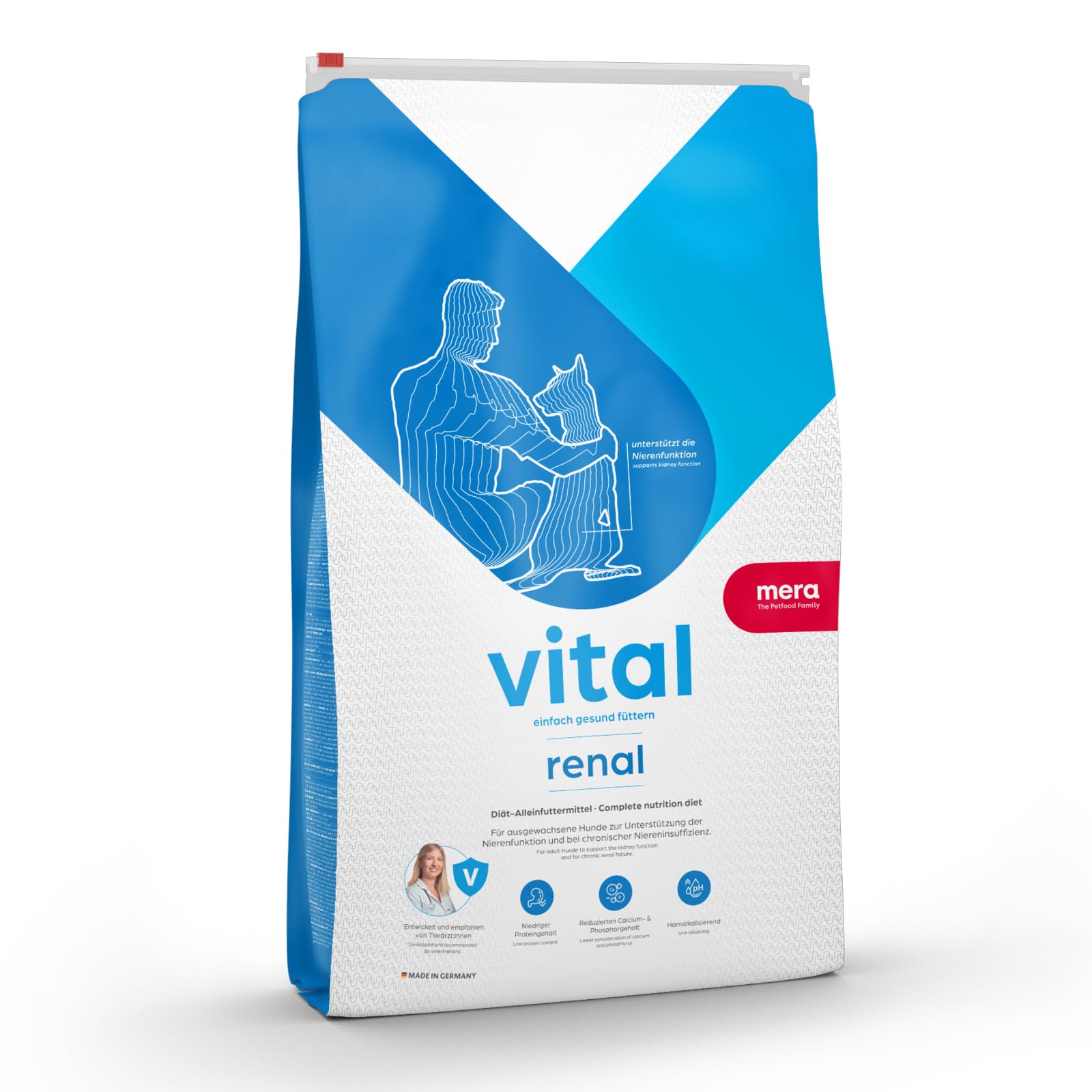 MERA Vital Renal 3kg Hundefutter trocken für Niereninsuffizienz