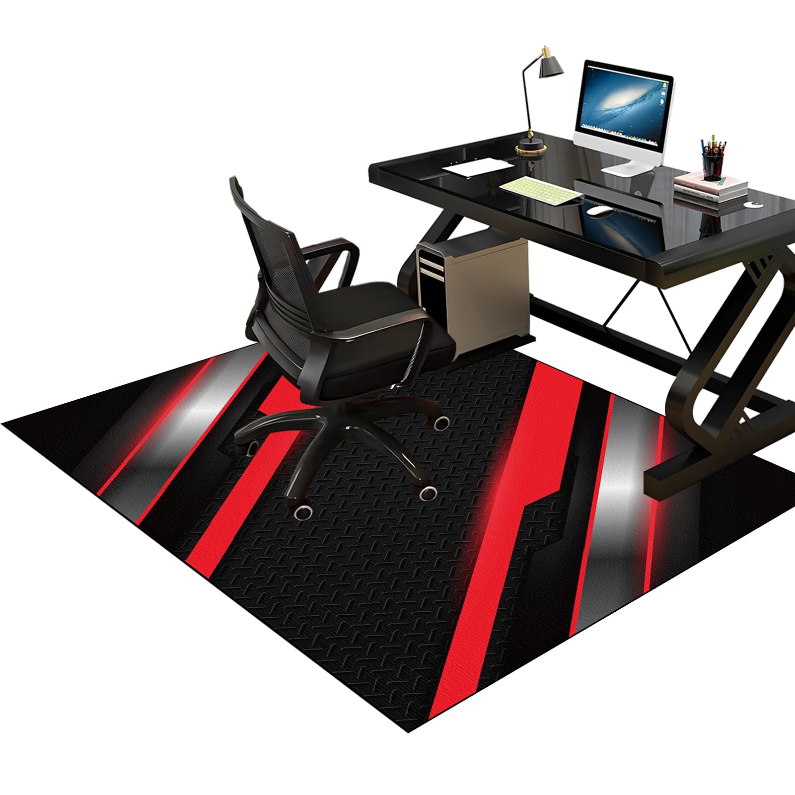 Chair Mat for Hard Floor Office Chair Mat Desks Mats, Floor Protector for Home Office, 140 x 180 cm Gaming Computer Chair Mat Multi-Purpose Floor Protectors for Rolling Chairs, Carpet Chair Mats
