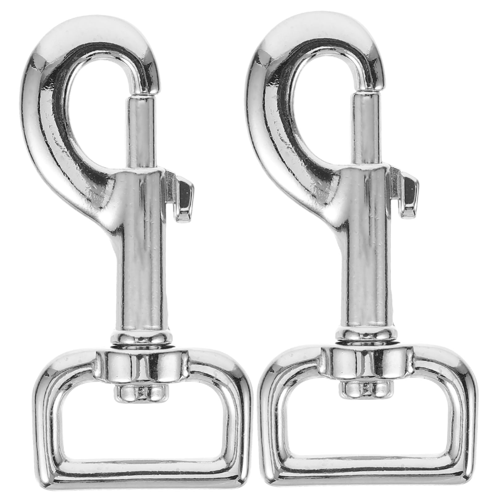 Parliky 2pcs Heavy Duty Metal Dog Leash Buckle Snap Hooks Trigger Clip Clasp for Pet Supplies