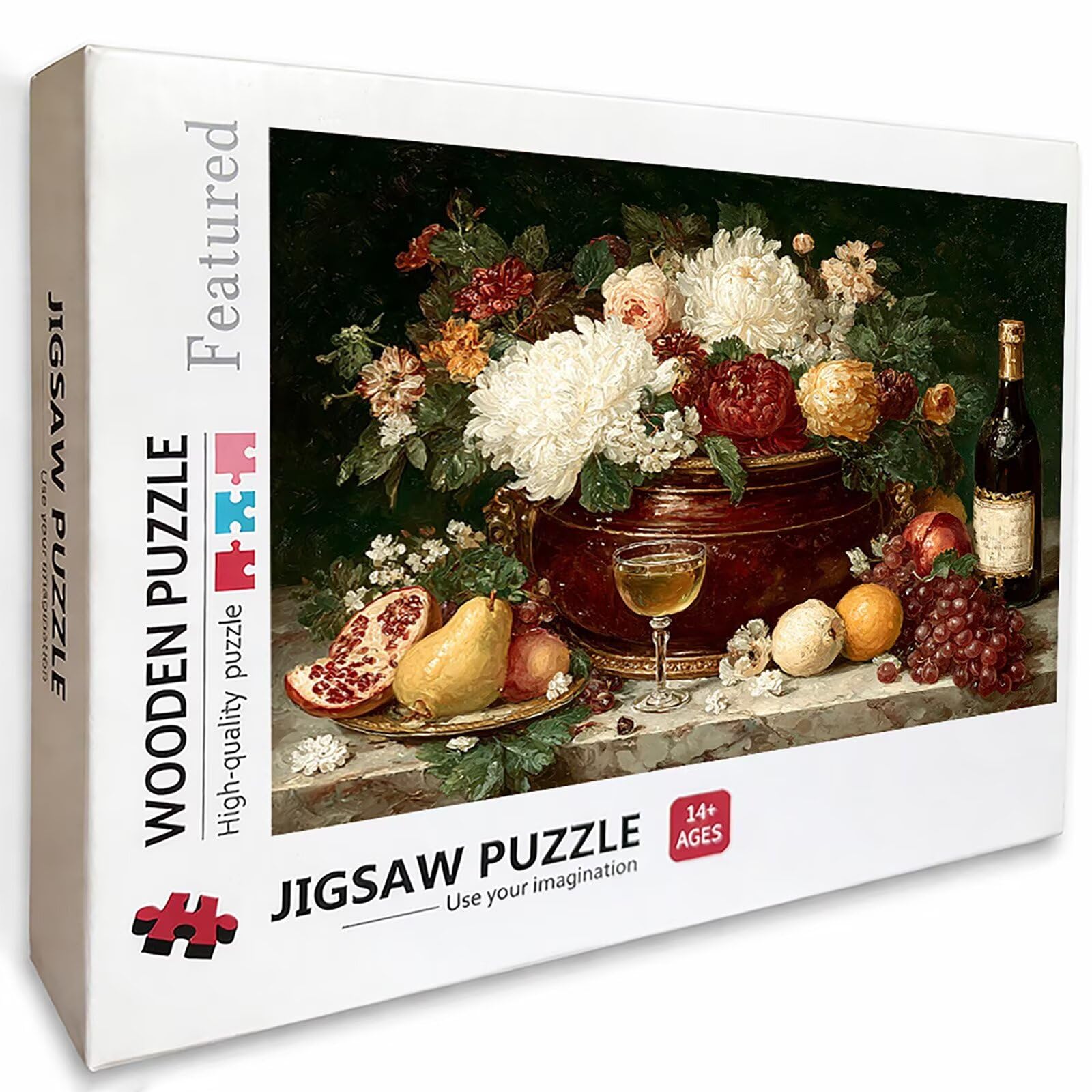 Frutta Puzzle 2000 Pezzi Adulti, Puzzle Legno con Scatola 99x70cm, DIY Giochi Divertenti per Familiar, Idea Regalo Uomo e Donna, Squisita confezione Regalo, Estate Decorazioni Casa, (Flower) I-4674