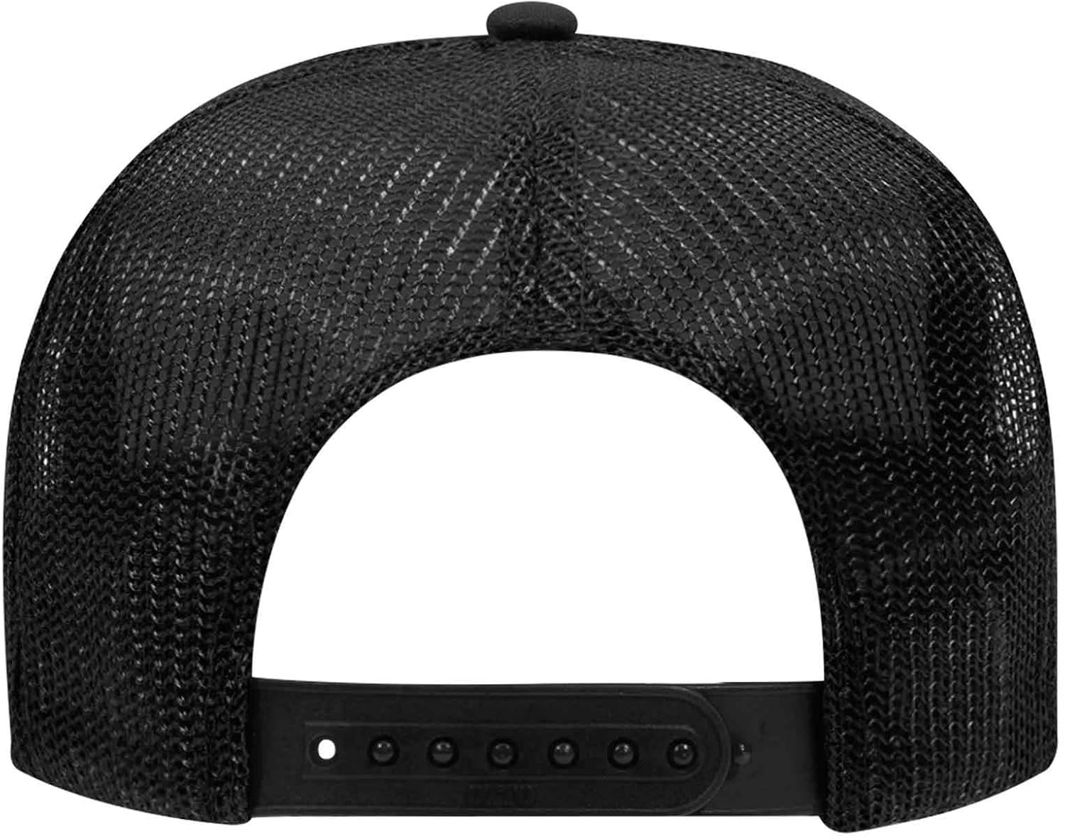 OTTO Wholesale 12 x Polyester Foam Front 5 Panel High Crown Mesh Back Trucker Hat - (12 Pcs)