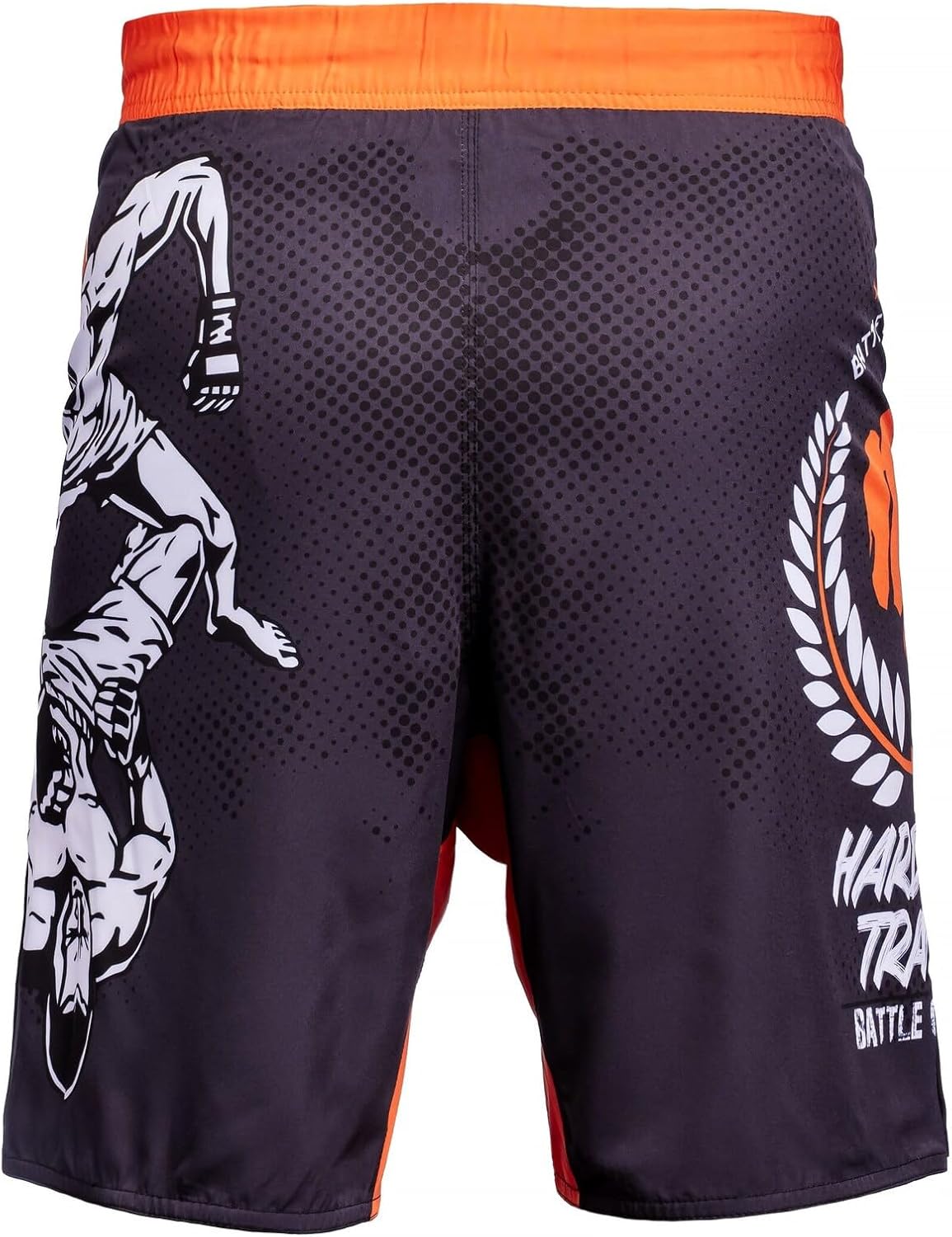 Hardcore Training Fight Shorts Fighters Club Men's Boxing MMA Combat BJJ Grappling Fitness Muay Thai Kickboxing No Gi