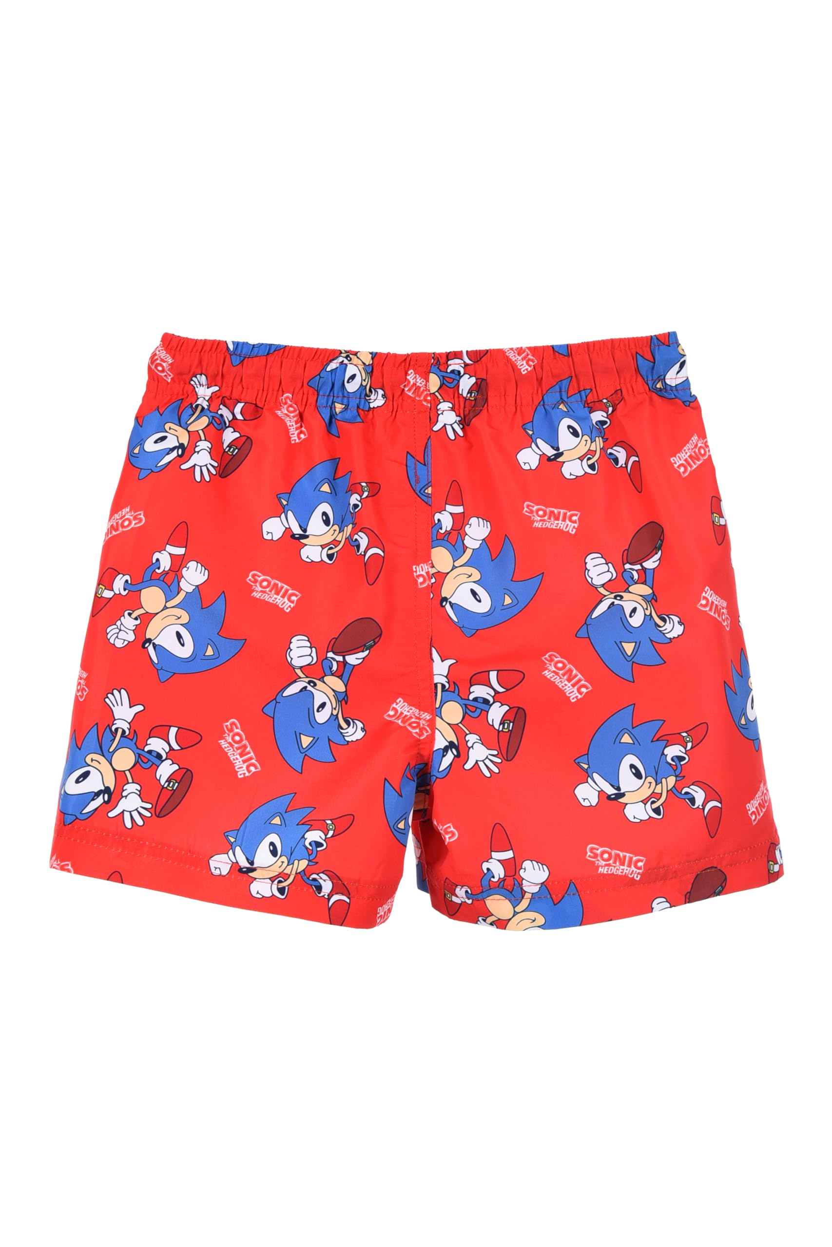 Sonic The Hedgehog Bermuda per Ragazzi, Pantaloncini da Bagno Estivi, Costumi da Bagno per Bambino, Taglie 4 a 10 Anni