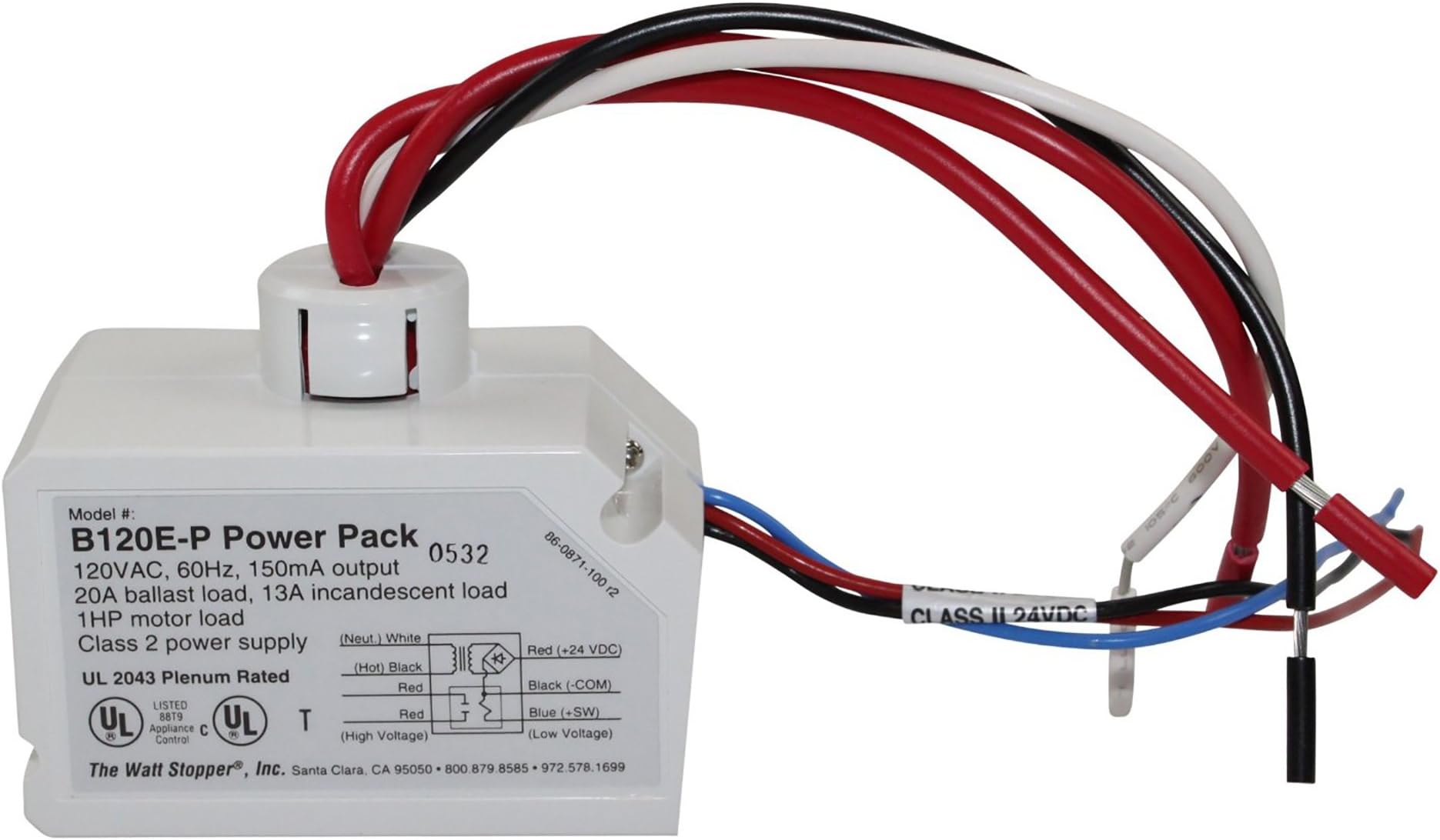 Wattstopper B120E-P 120Vac Occupancy Sensor Power Pack Supply 120VAC 24VDC