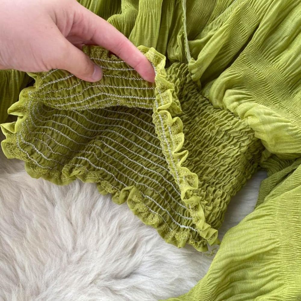 Bell Sleeve Tops for Women Crop Top Dressy Tops for Evening Party - Image 5