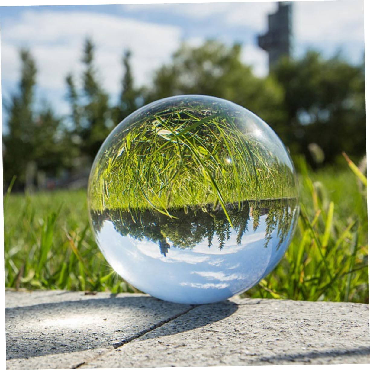 OUNONA Crystal Ball Base Fortune Ball Birthday Globe Christmas Balls Ornaments Party Clear Ornaments Decorations Sphere Balls Home Decor Wedding Christmas Centerpieces for Dining Table