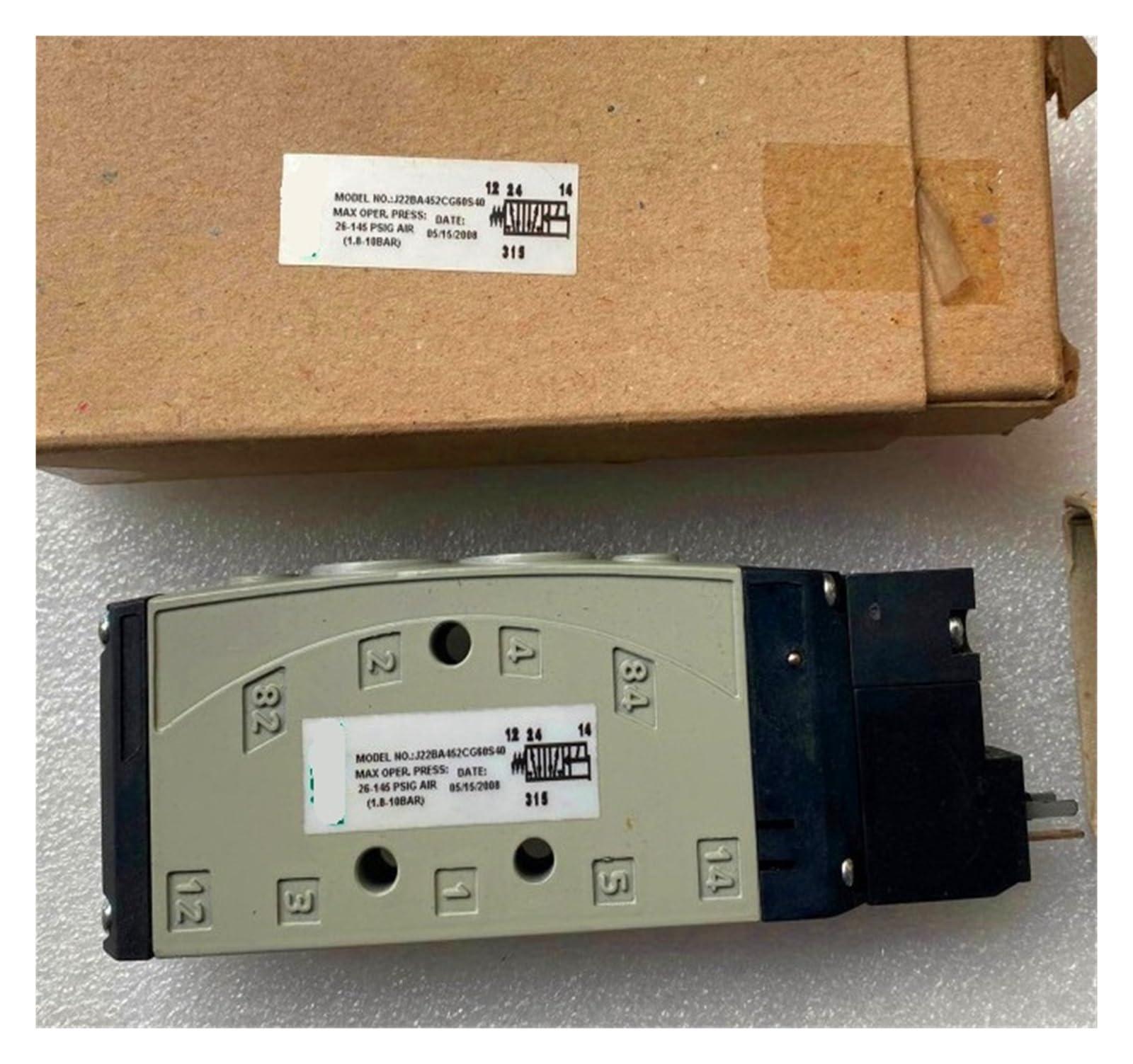 CXDFRSER 1pcs J22BA452CG60S40 Solenoid Valve Coil 237-1178(J22BA452CG60S40)
