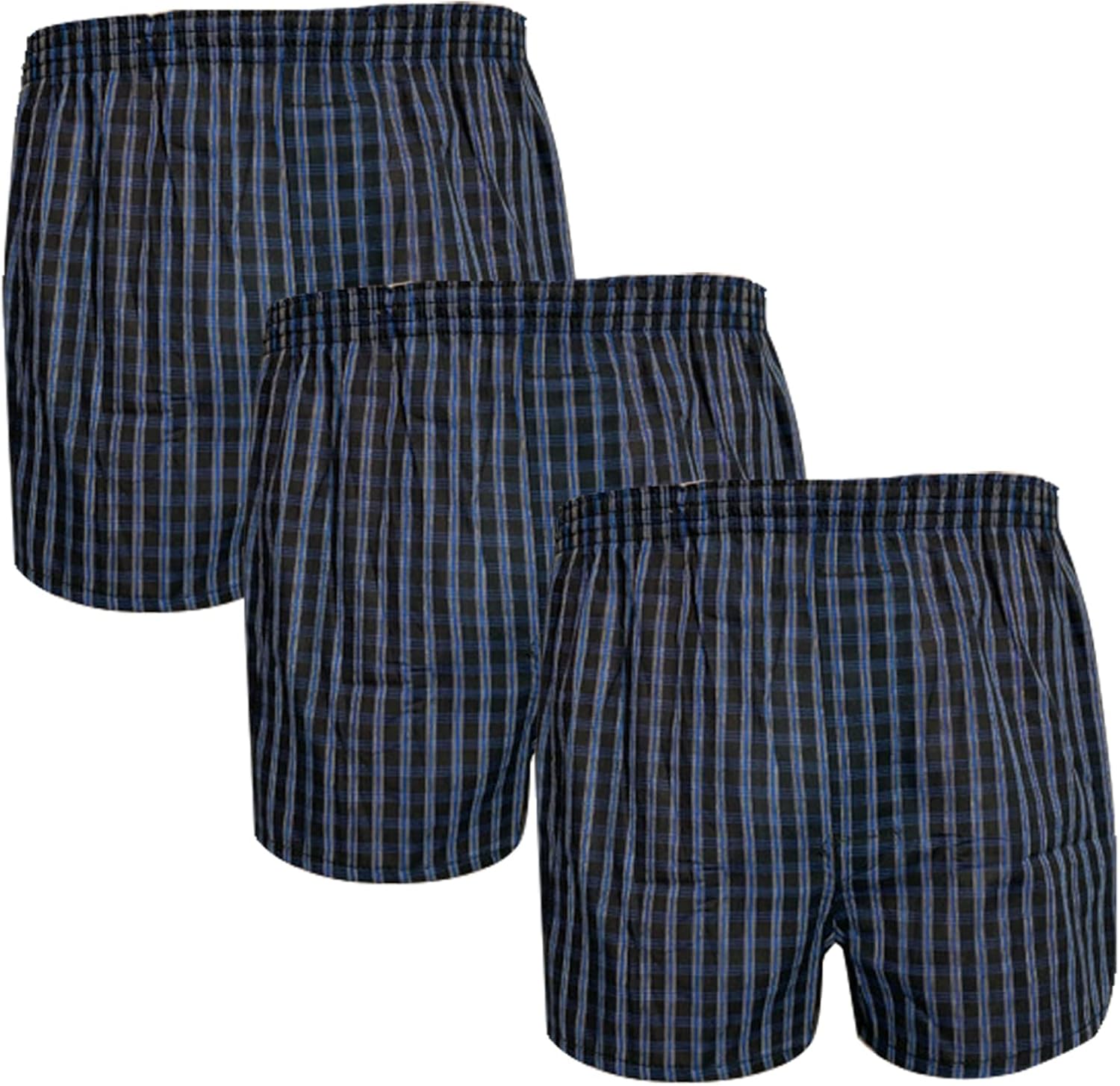 Men's Incontinence Boxer Briefs - 3 Pack, Leak-Proof & Absorbent (150ml) - Washable & Reusable Urine Leakage Underwear for Active Men, Elderly Care, and Post-Surgery Use (Grey, Medium)