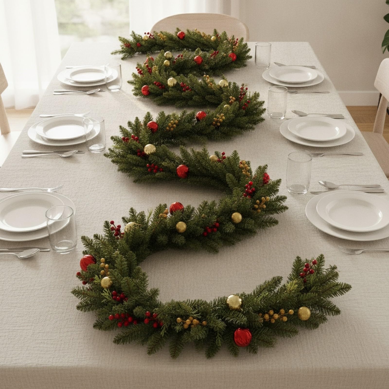 Guirnalda Pino Artificial Frondosa, 1.8m
