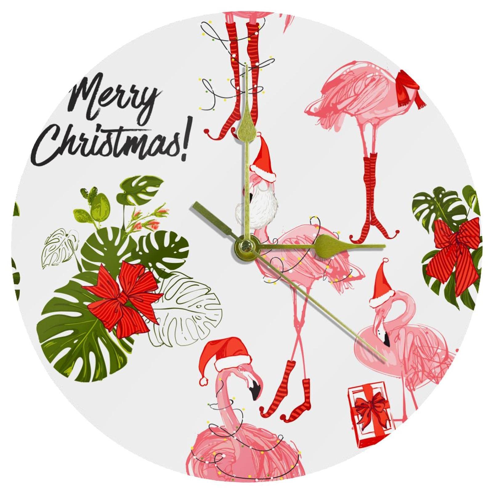 Horloge murale silencieuse acrylique de 24 cm pour éliminer les bruits de tic-tac