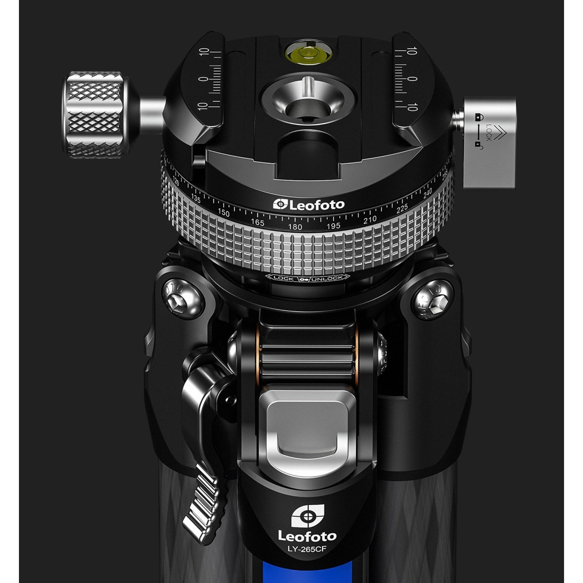 LEOFOTO Trípode de carbono LY-265CF Mr. Y negro