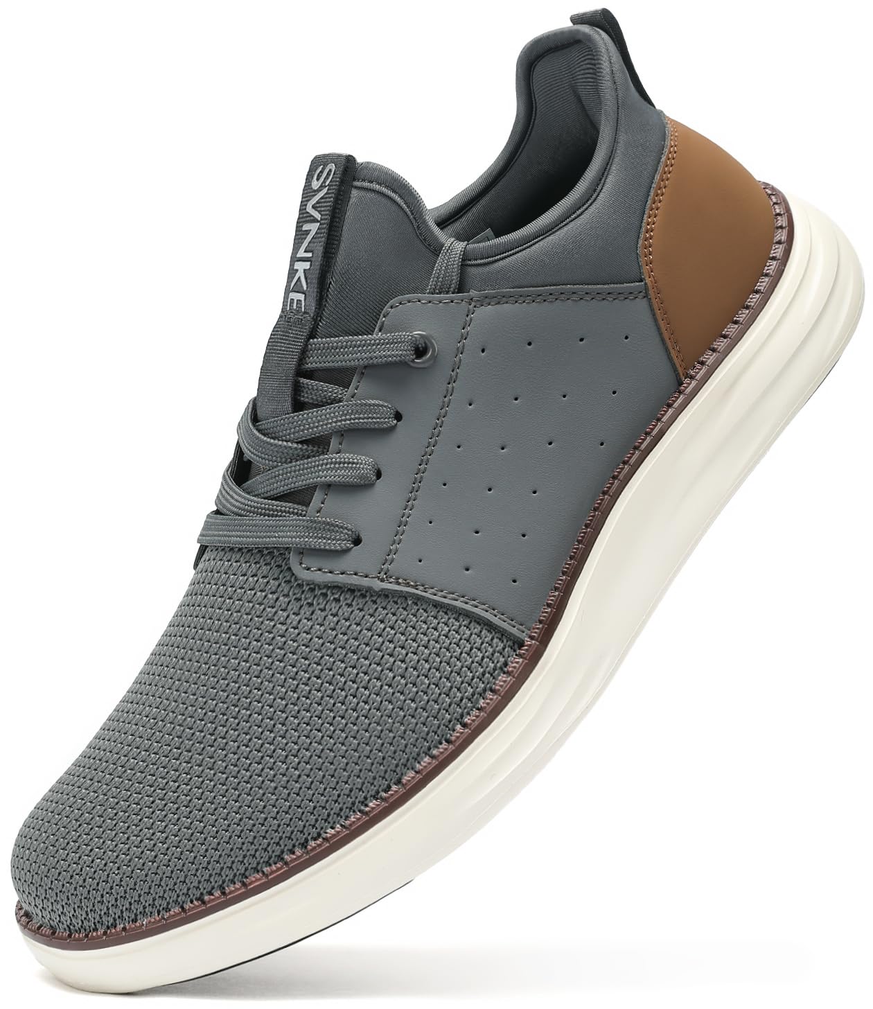 SVNKE Hombre Hands Free Slip On Zapatillas Hombre Zapatos Sneakers Casual Deportivas Caminar Correr Deportivas Gimnasio Moda cómodo Viajar clásicos de Negocio