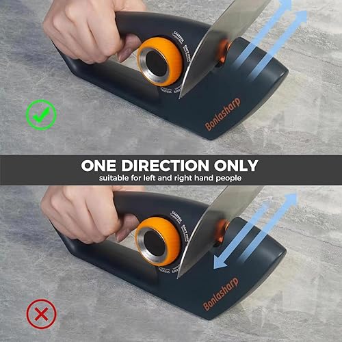 Miniatura 6 de Afilador de cuchillos ajustable 5 en 1, afiladores de cuchillos de cocina de mano de alta calidad que ayudan a reparar, restaurar, afilar cuchillas