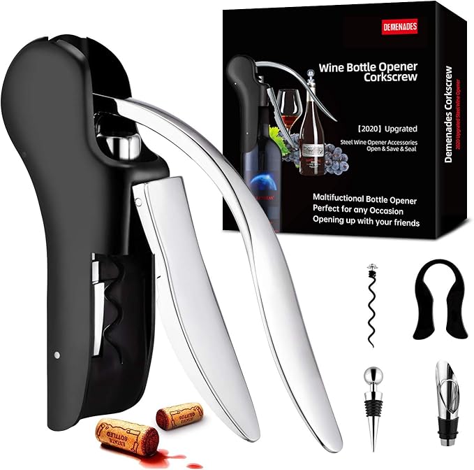 Wine Bottle Opener Corkscrew kit[2020 Upgraded]Stainless