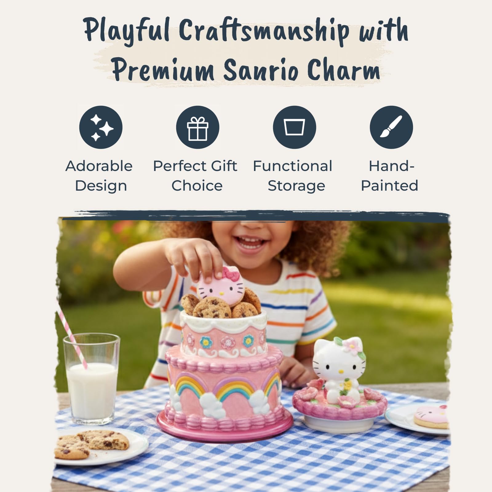 Amazon｜Blue Sky Clayworks ハローキティ ケーキ クッキージャー