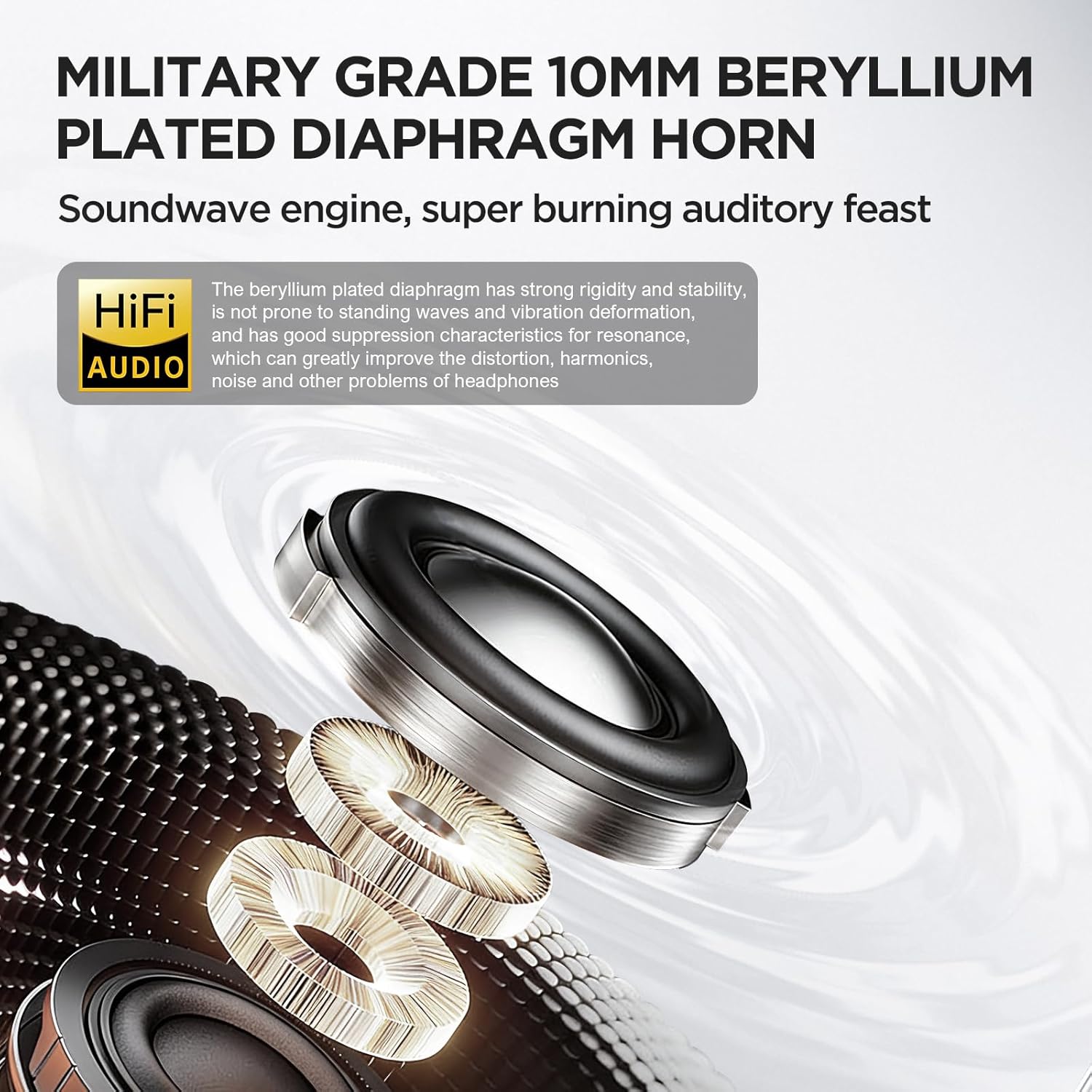 IEM HiFi,Gaming Earbuds,1DD HiFi Earbuds Wired,Featuring Bass Tones,IEM Headphones Suitable for in Ear Monitors for Musicians and Stage Drummers,Suitable for Electronic,Jazz,and More(MICLESS)