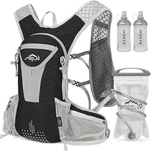 IX INOXTO Hydration Pack Backpack, Lightweight Water Backpack with 2L Leakproof Hydration Bladder Daypack for Men Women,Running Hydration Vest for Outdoor Trail