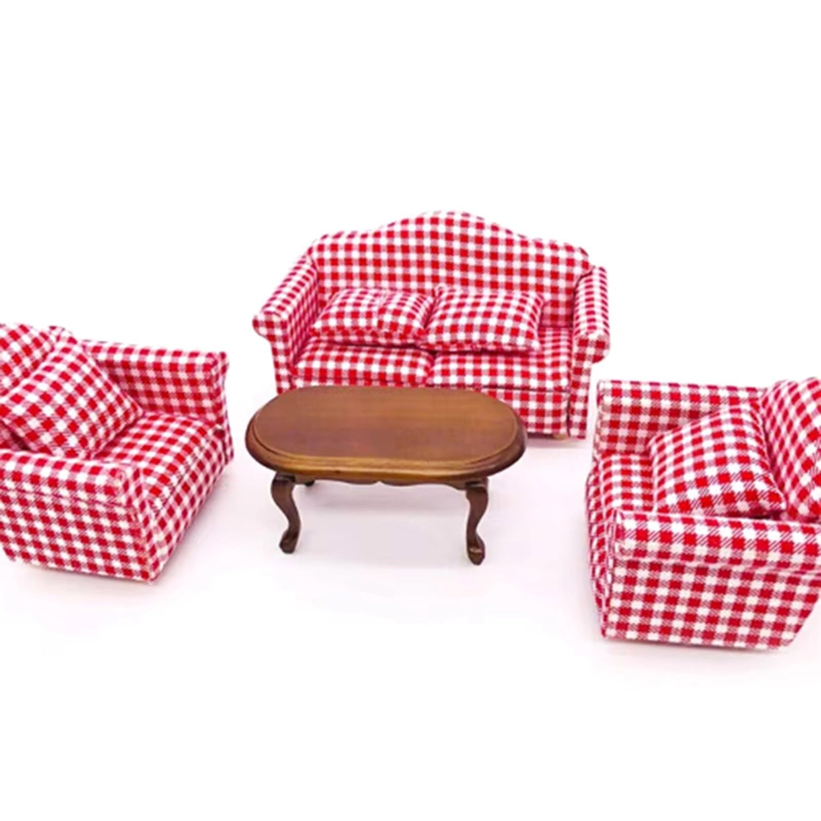 Lot de 4 meubles miniatures, pour maison de poupée, 1/12 ème - Loisirs Lot de 4 meubles miniatures, pour maison de poupée, 1/12 ème - Loisirs