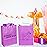 BLEWINDZ 32Pcs Small Paper Gift Bags with Tissues, Purple Party Favor Bags with Handles, 8.7 Goodie Bag for Birthday, Shopping, Party Supplies