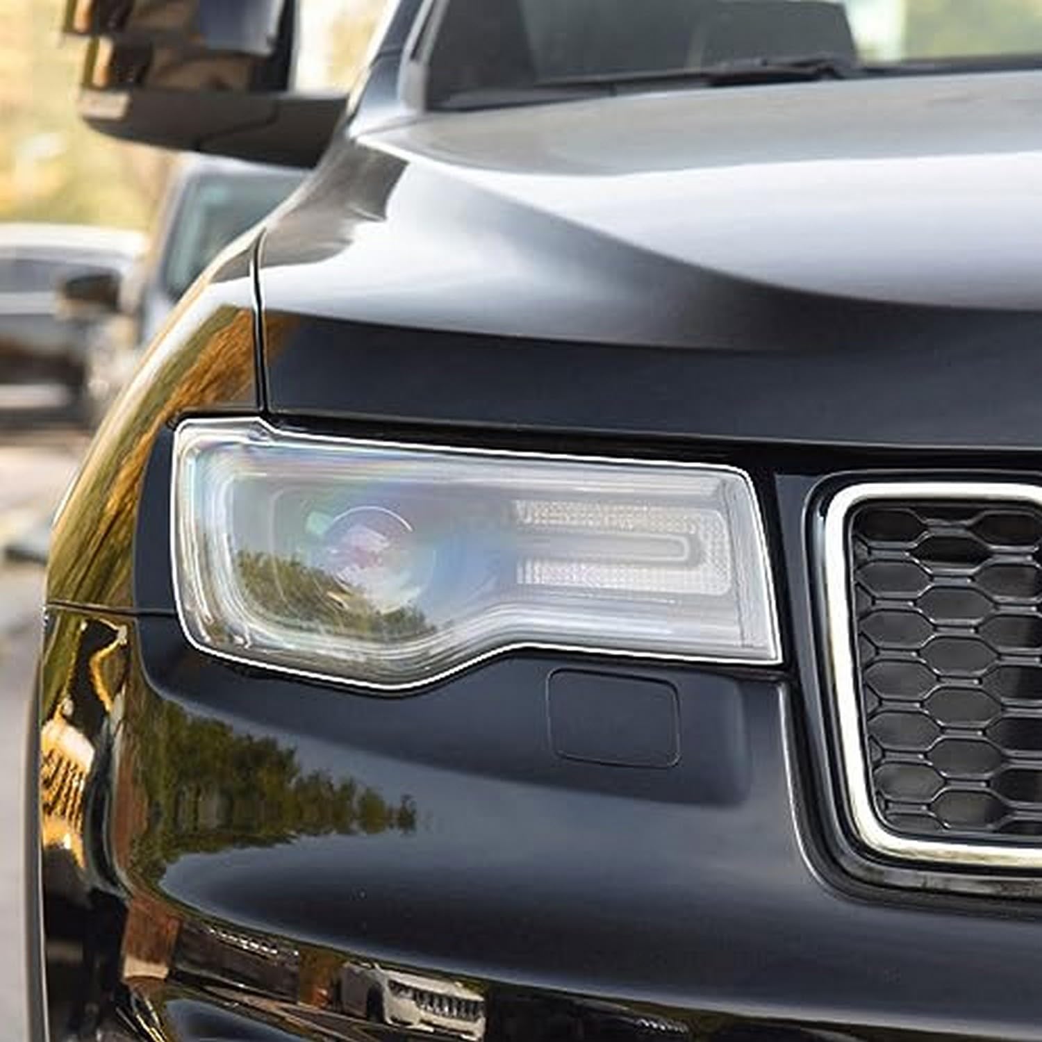 Film phare de voiture TPU transparent anti-rayure pour Jeep Compass